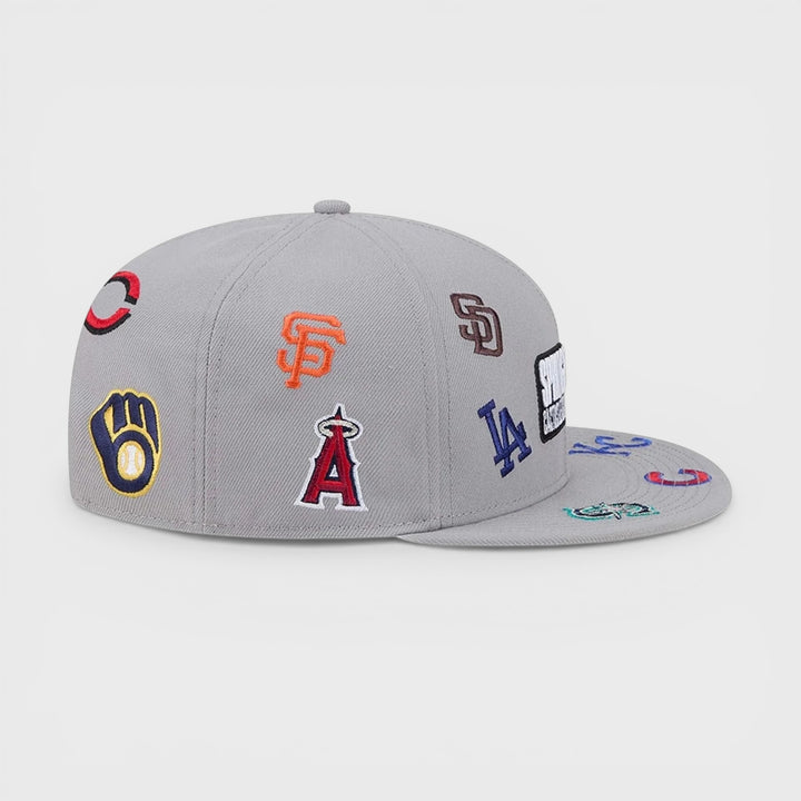 New Era Logo MLB Scattered 9Fifty Cactus League grey - Shop-Tetuan