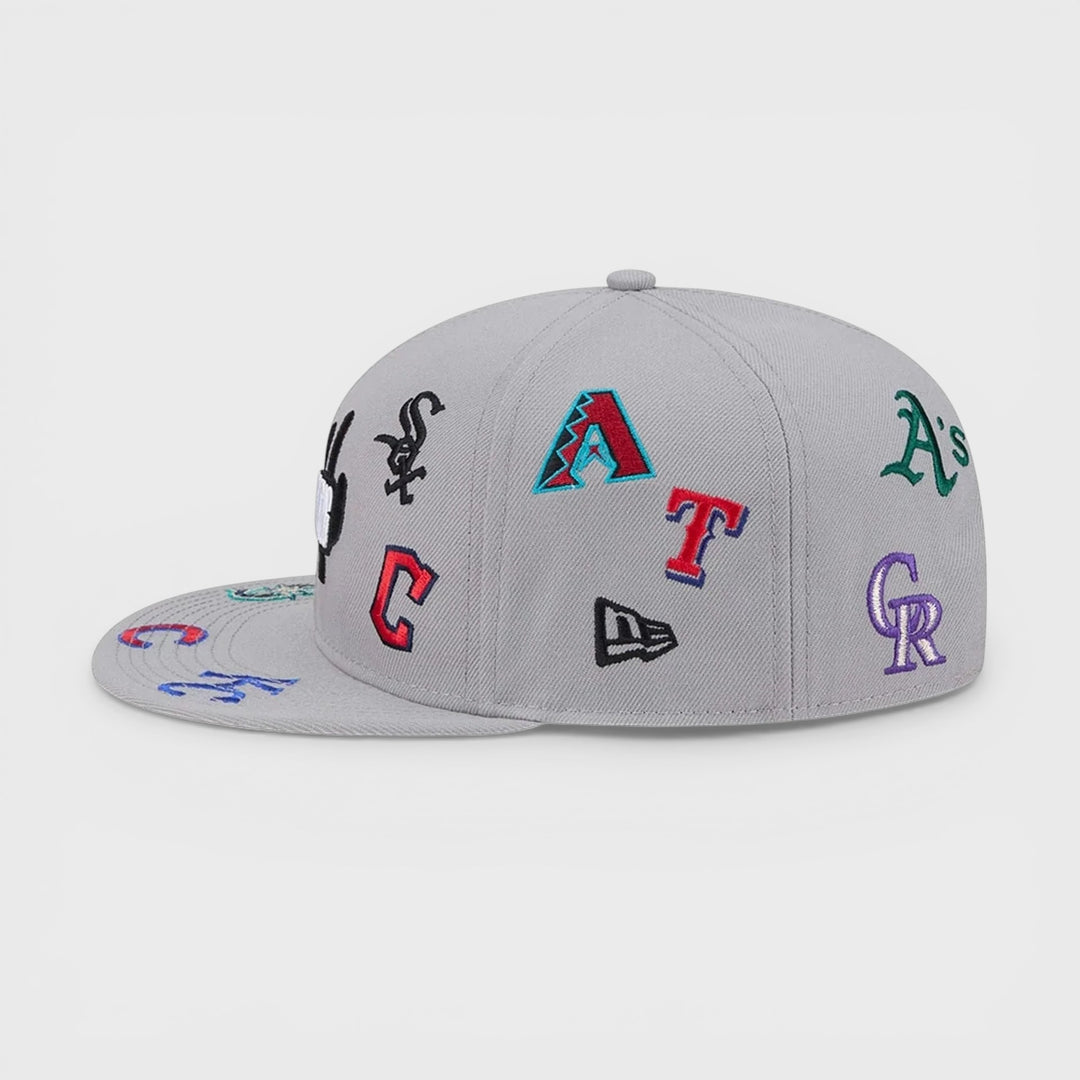 New Era Logo MLB Scattered 9Fifty Cactus League grey - Shop-Tetuan