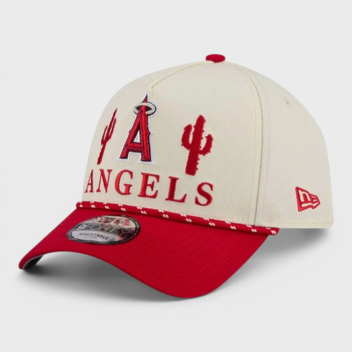 New Era MLB Rope 9Forty A-Frame A Angels off white/red - Shop-Tetuan