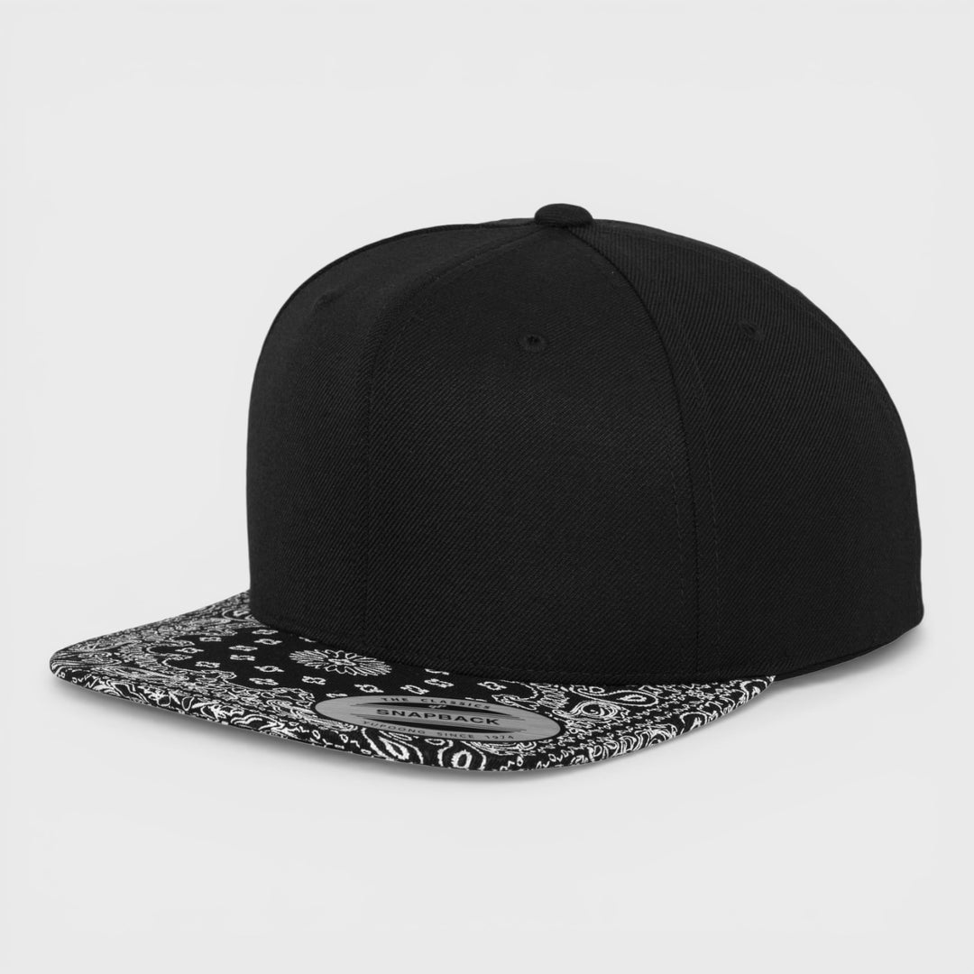 The Classics Yupoong Bandana snapback cap blk/paisley - Shop-Tetuan