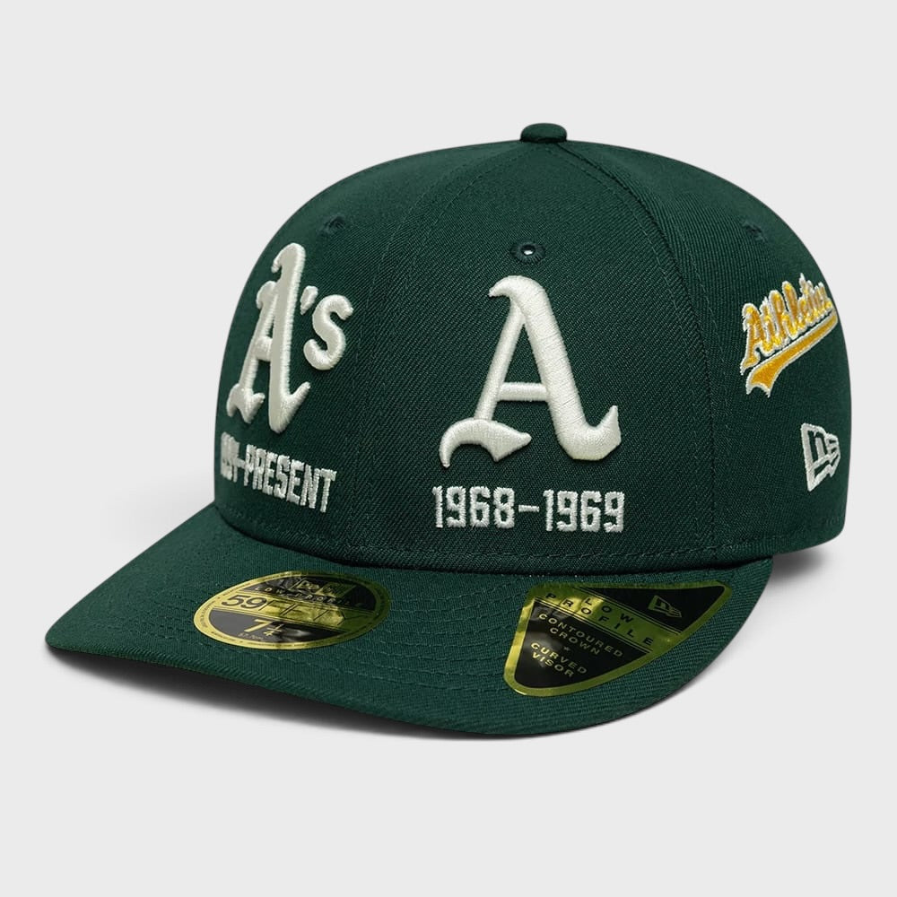 New Era MLB Historic A Athletics Low Profile 59Fifty dark green