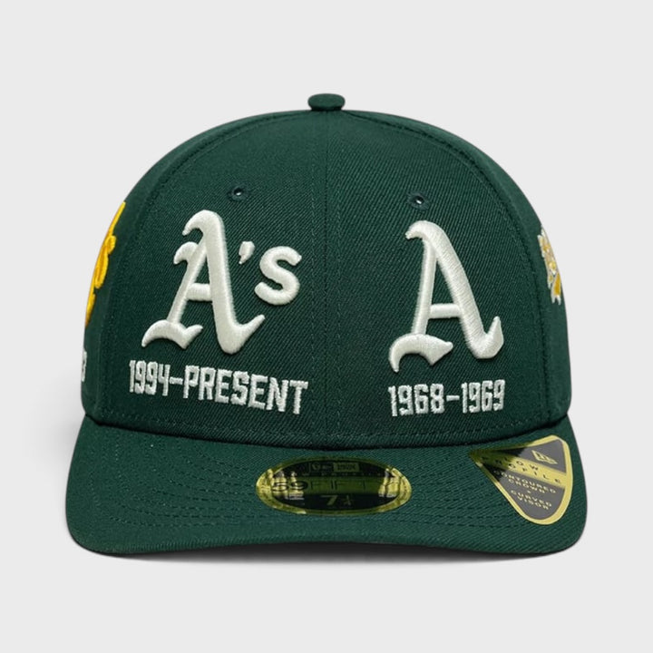 New Era MLB Historic A Athletics Low Profile 59Fifty dark green