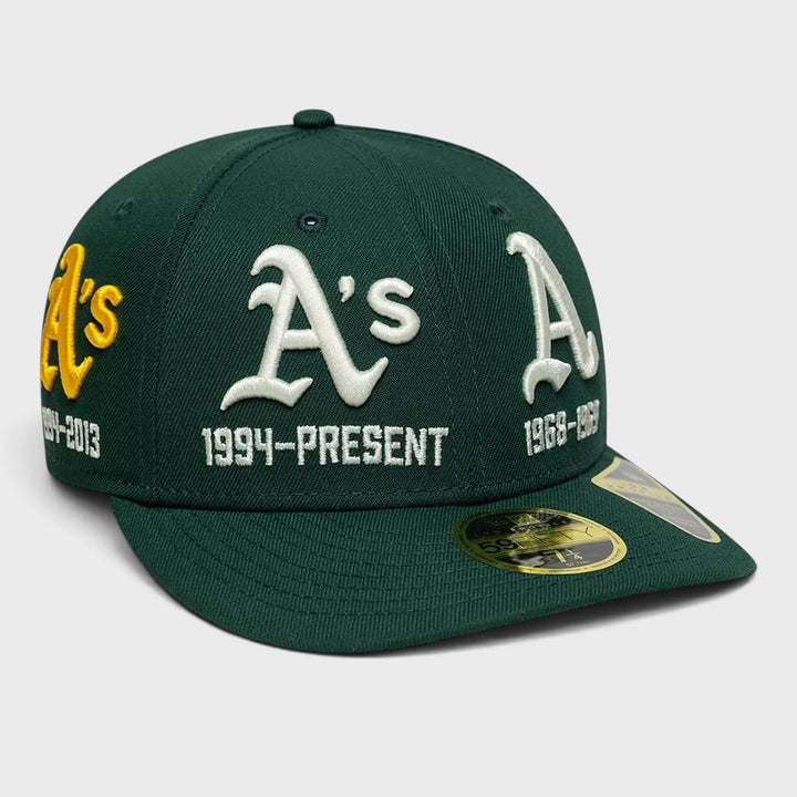 New Era MLB Historic A Athletics Low Profile 59Fifty dark green