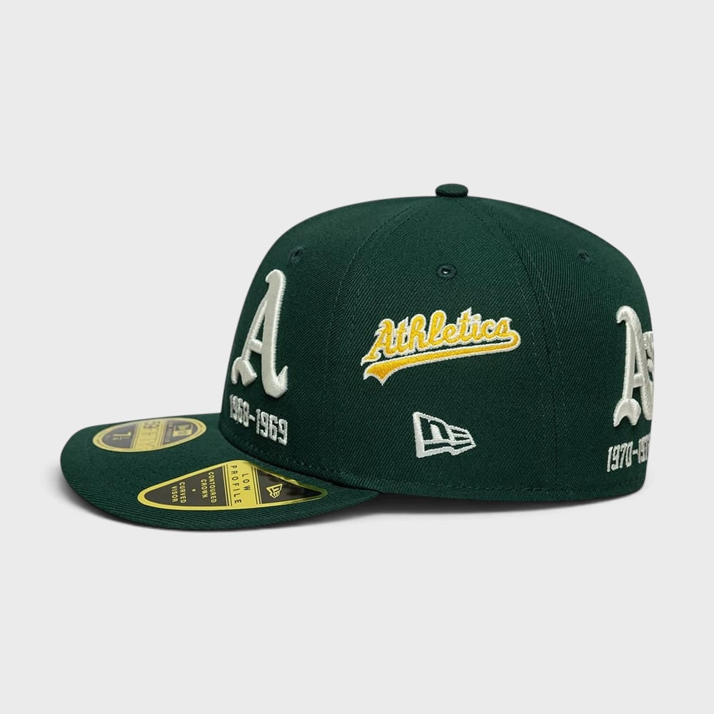 New Era MLB Historic A Athletics Low Profile 59Fifty dark green