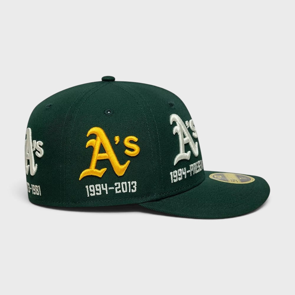 New Era MLB Historic A Athletics Low Profile 59Fifty dark green