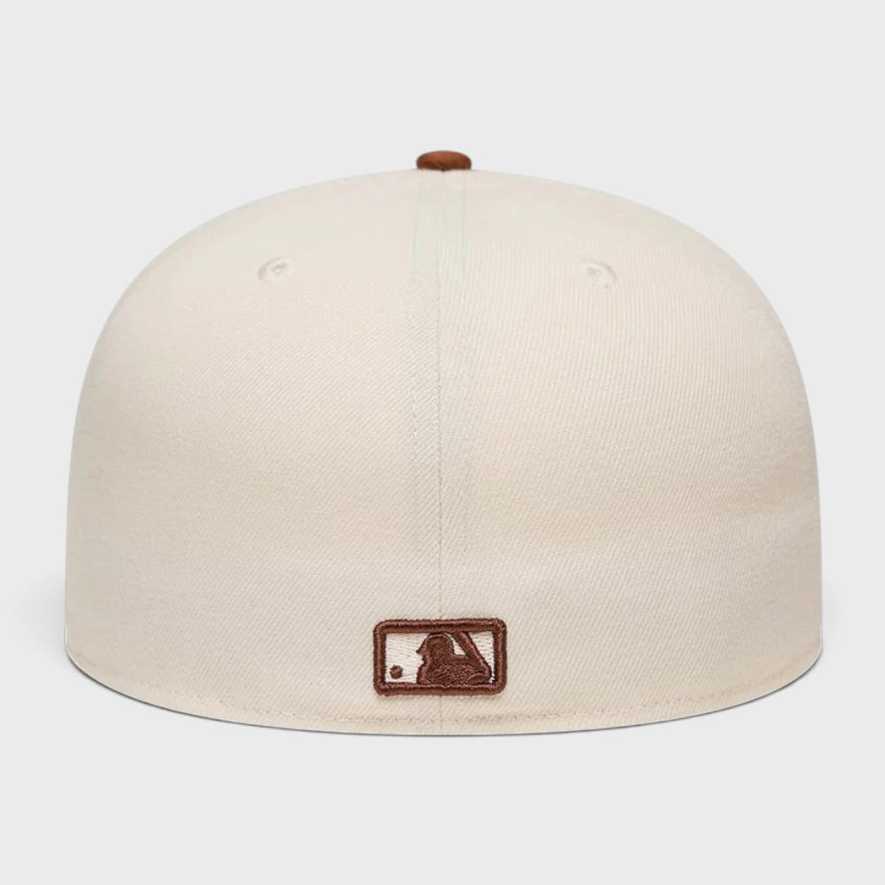 New Era MLB League Essential NY Yankees 59Fifty Cream &amp; Brown