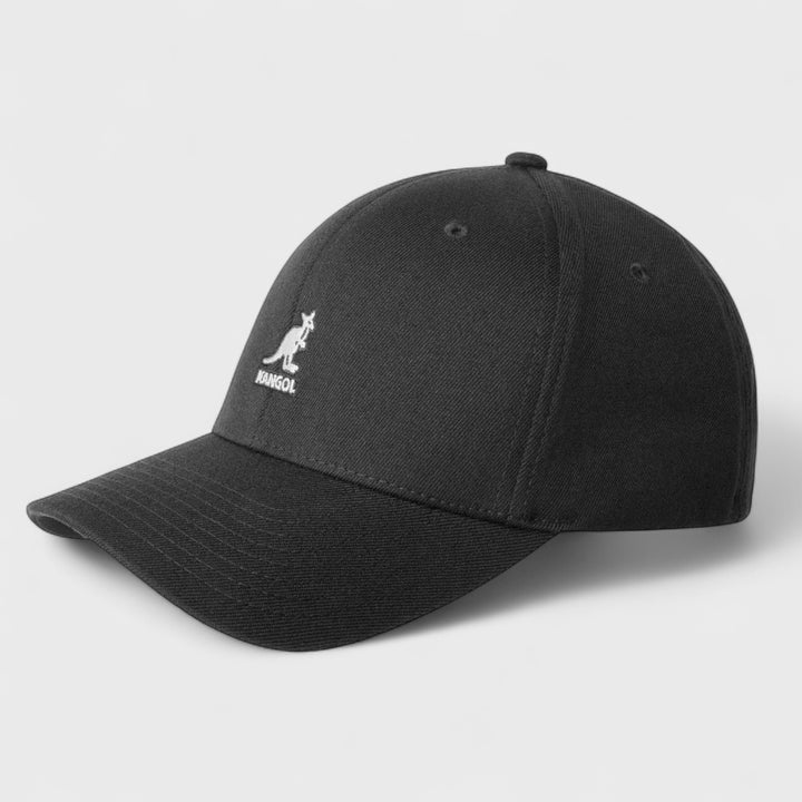 Kangol Wool Flexfit Baseball cap black - Shop-Tetuan