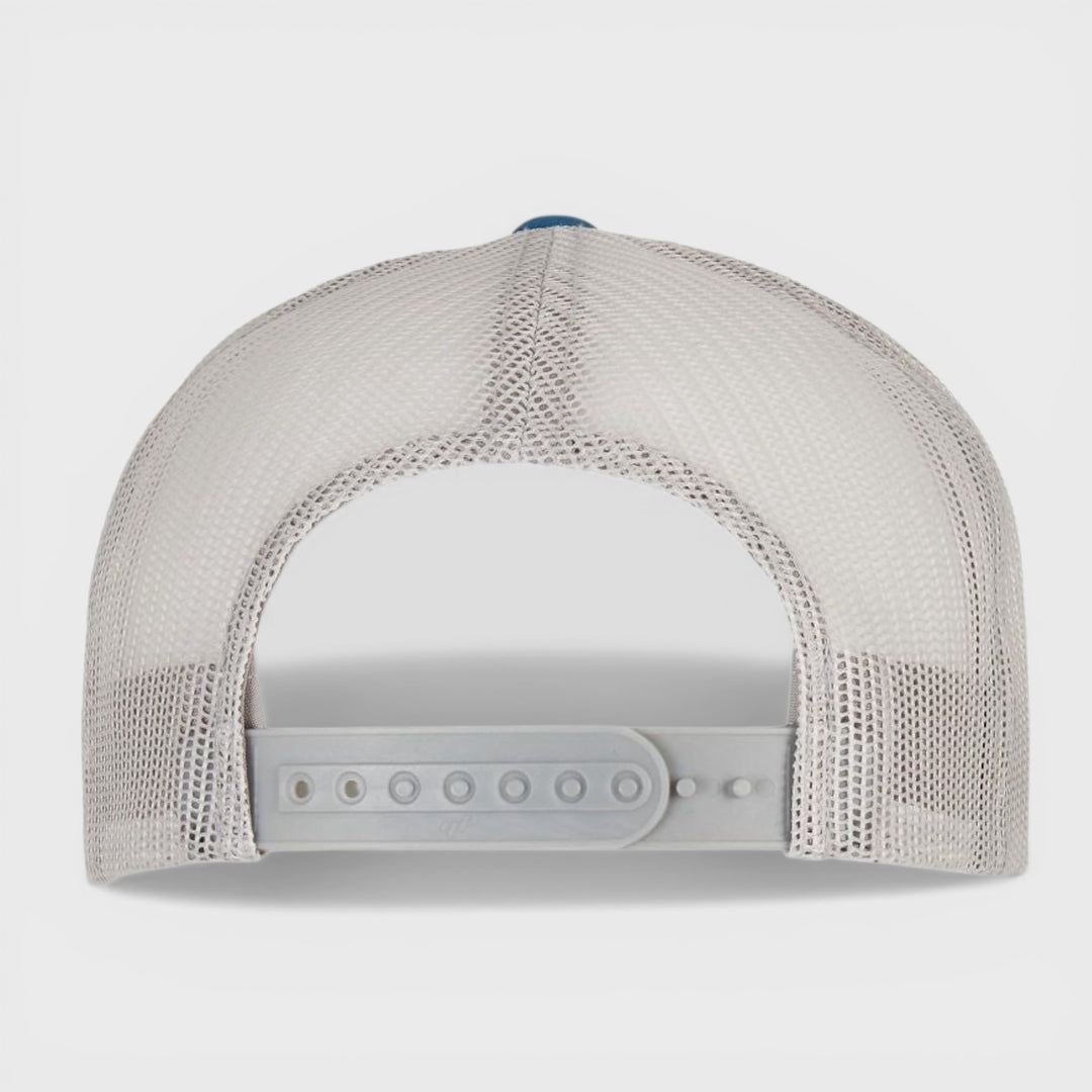 The Classics Yupoong Retro 2-tone trucker cap steel blue/silver - Shop-Tetuan