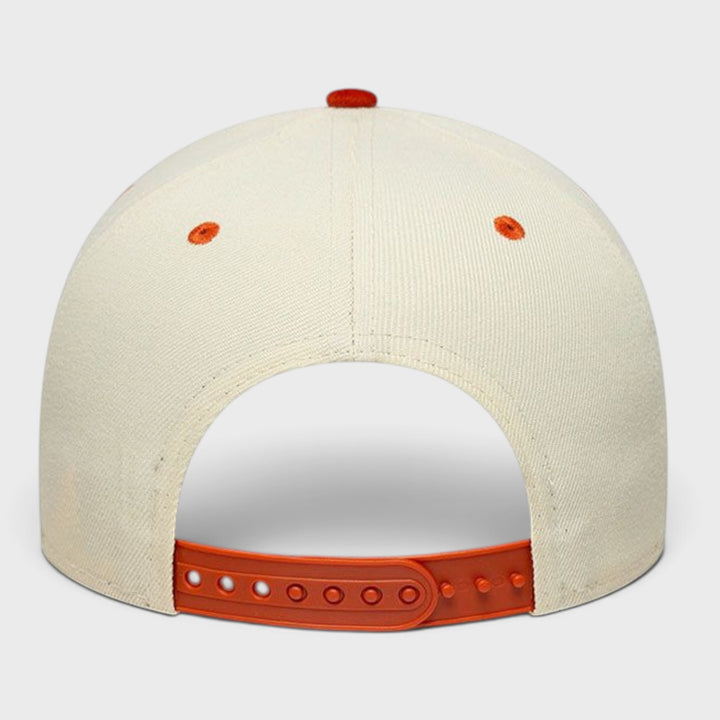 New Era MLB Wordmark Suede 9Forty E-Frame NY Yankees cream/orange