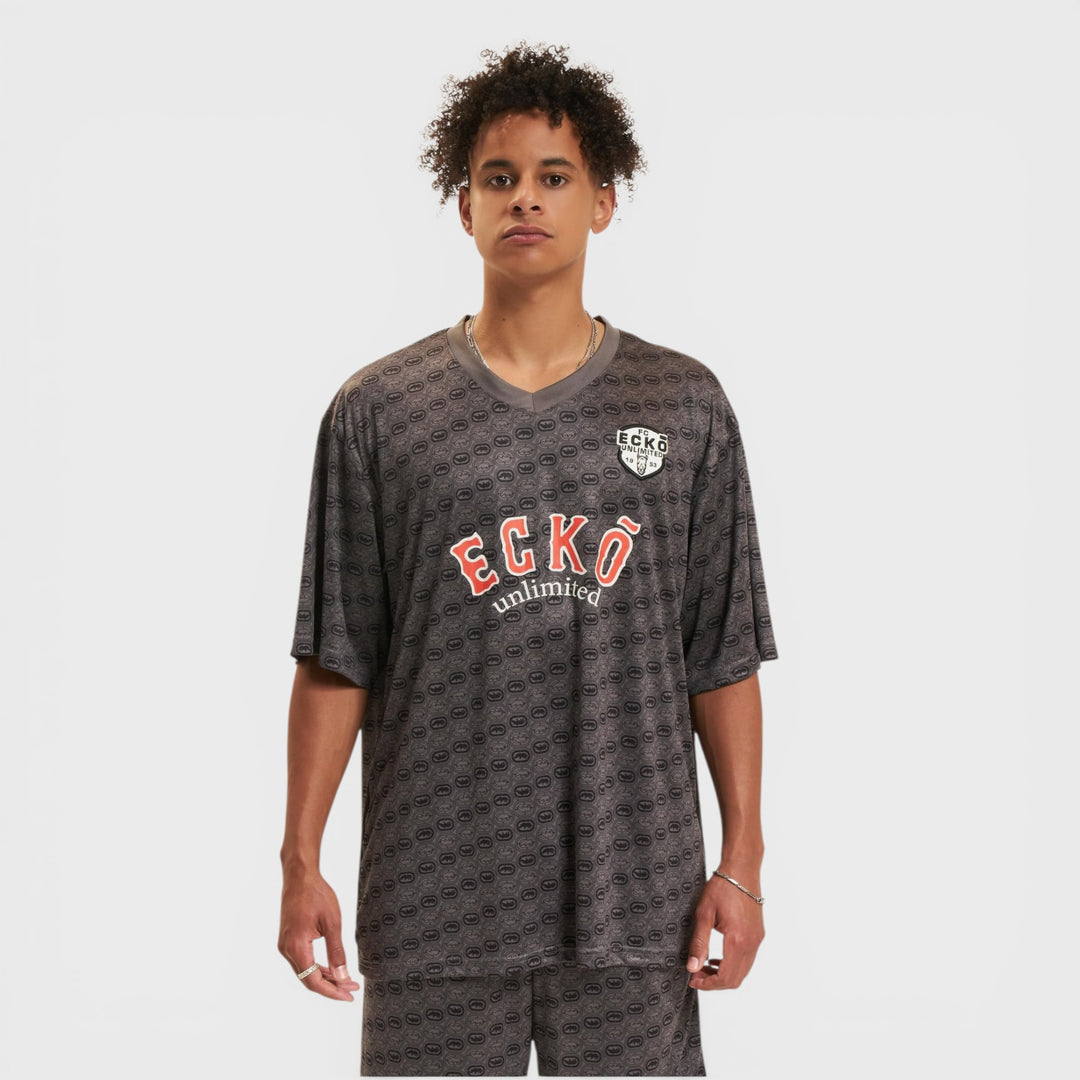 Ecko Unltd. Logo Mania T-Shirts anthra/black - Shop-Tetuan