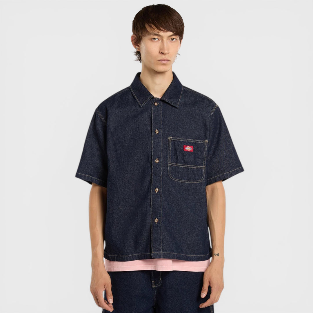 Dickies Denim short sleeve shirt rinsed - Shop-Tetuan