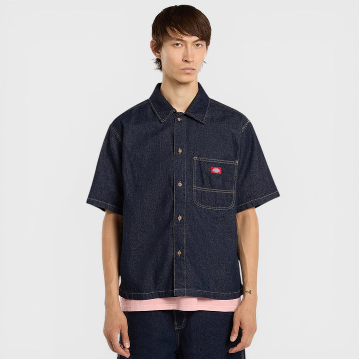 Dickies Denim short sleeve shirt rinsed - Shop-Tetuan