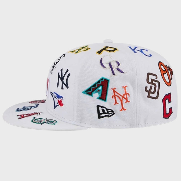 New Era MLB Allover 59Fifty white - Shop-Tetuan