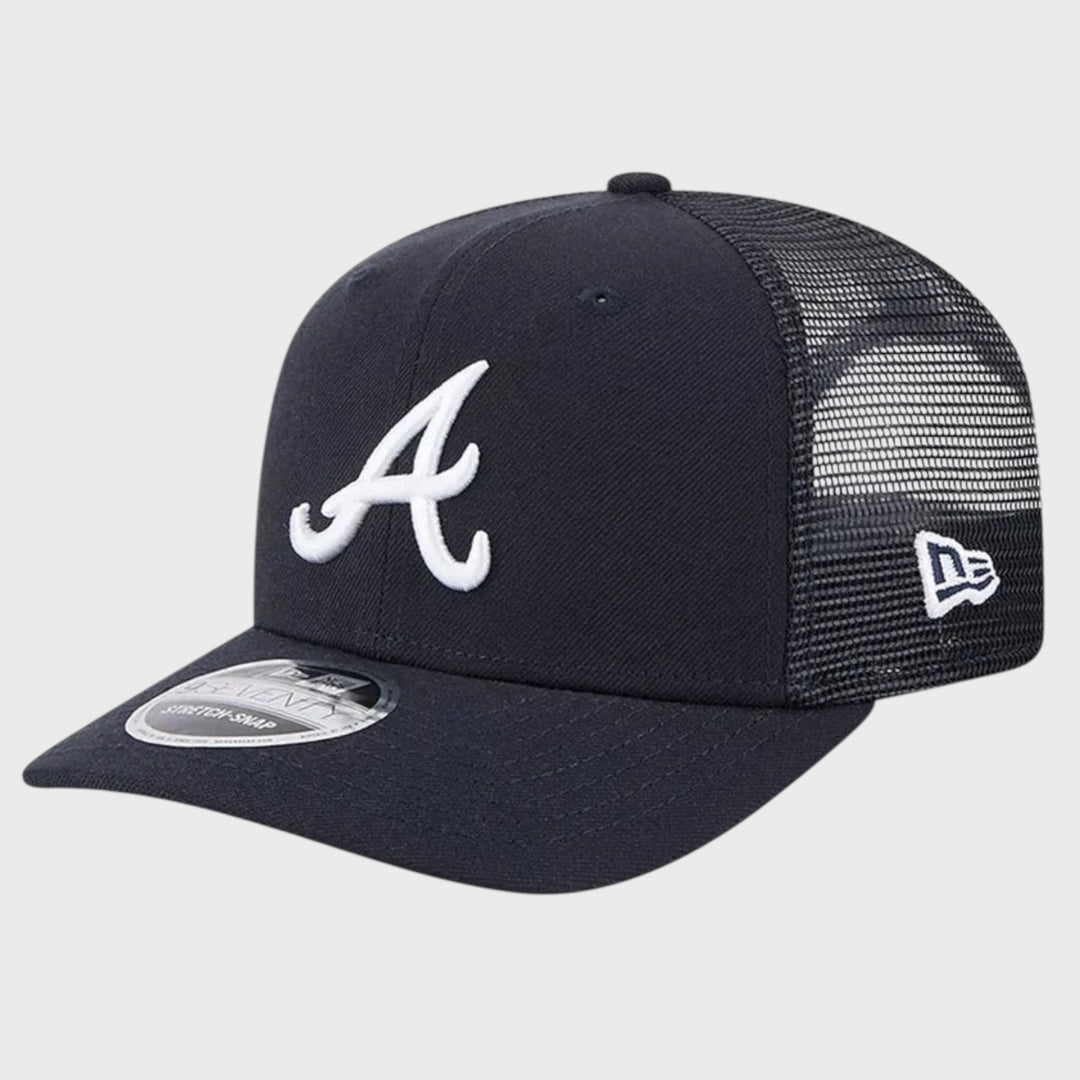 New Era Simple 9Seventy Stretch-Snap trucker A Braves navy - Shop-Tetuan