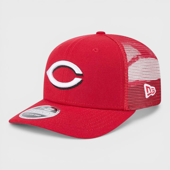 New Era Simple 9Seventy Stretch-Snap trucker C Cincinnati red - Shop-Tetuan