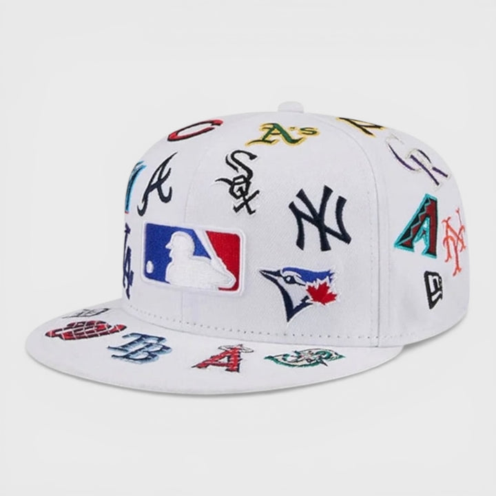 New Era MLB Allover 59Fifty white - Shop-Tetuan