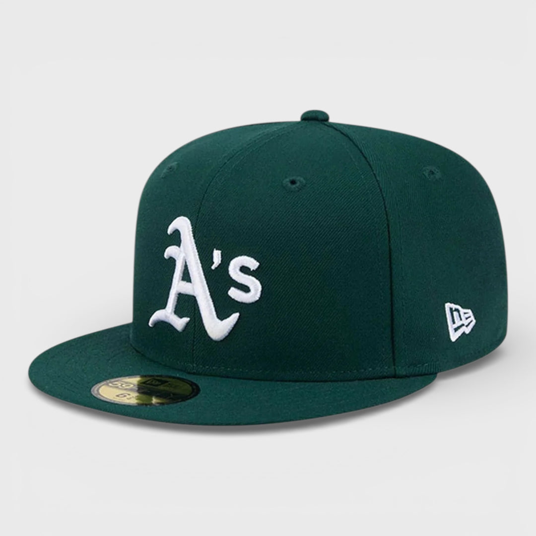 New Era MLB Hidden Hit 59Fifty Athletics dark green - Shop-Tetuan