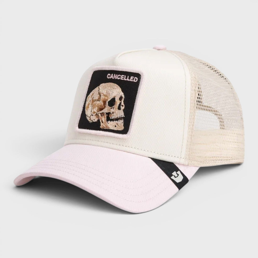 Goorin Bros. The Cancelled Skull trucker chalk/whisper - Shop-Tetuan