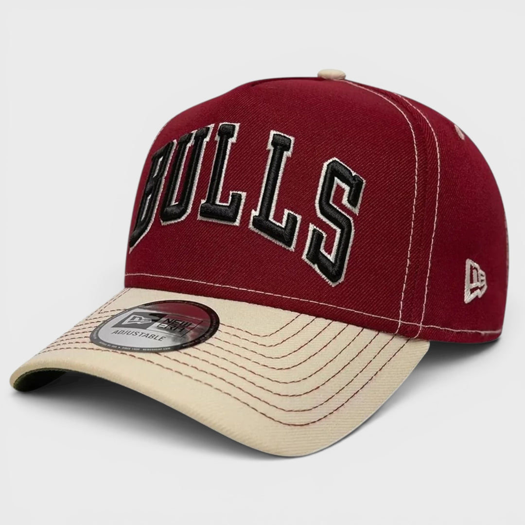New Era NBA City Icon 9Forty E-Frame C Bulls maroon/cream - Shop-Tetuan