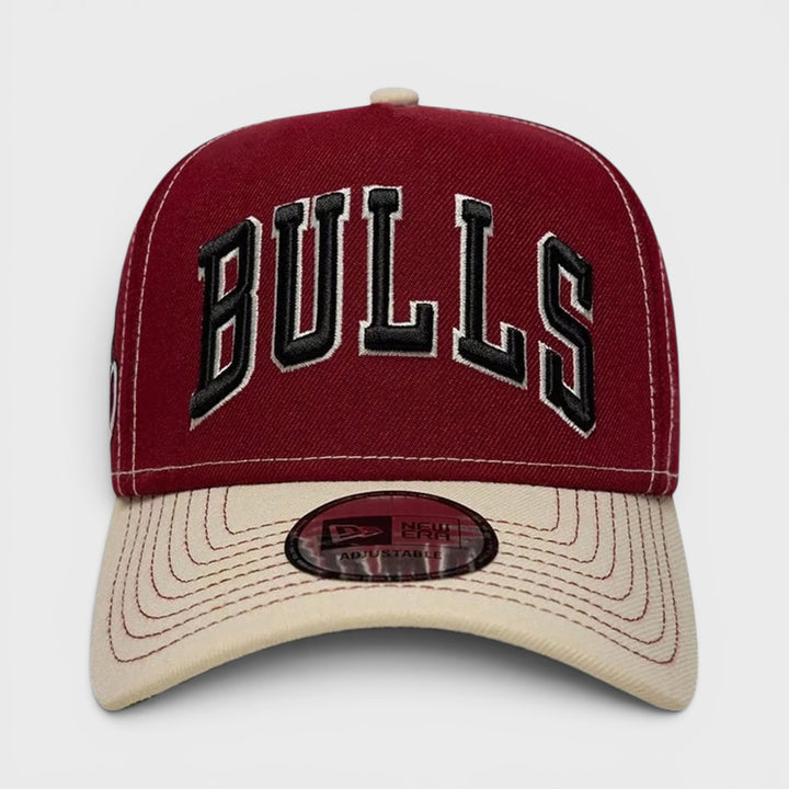 New Era NBA City Icon 9Forty E-Frame C Bulls maroon/cream - Shop-Tetuan