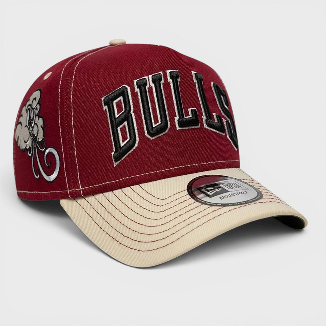 New Era NBA City Icon 9Forty E-Frame C Bulls maroon/cream - Shop-Tetuan