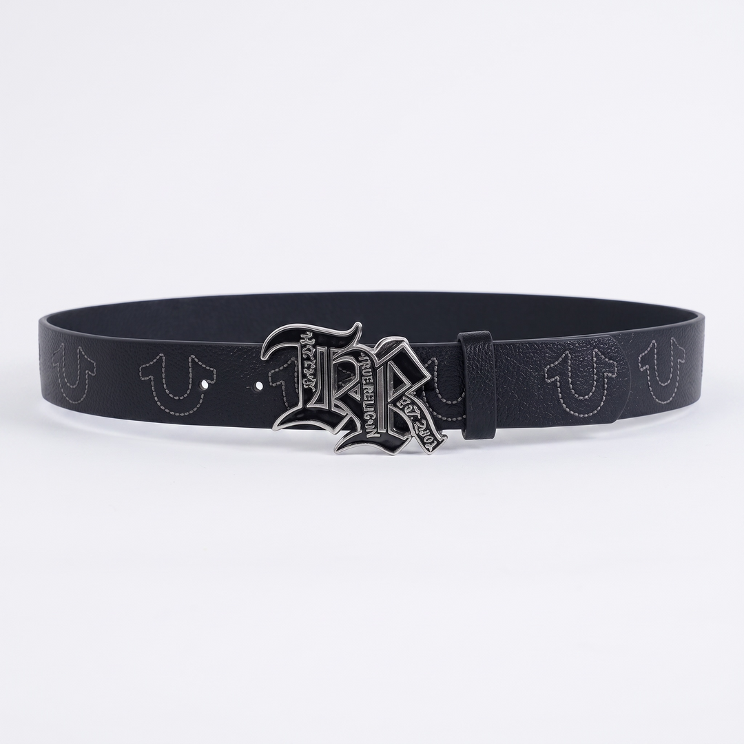True Religion Gothic TR HS belt jet black
