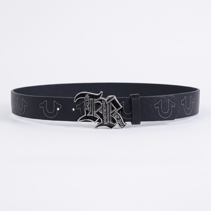True Religion Gothic TR HS belt jet black