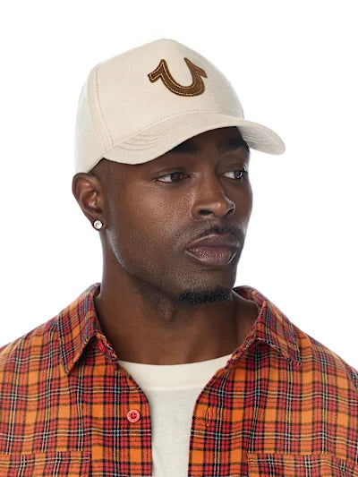 True Religion Contrast HS Suede hat travertine