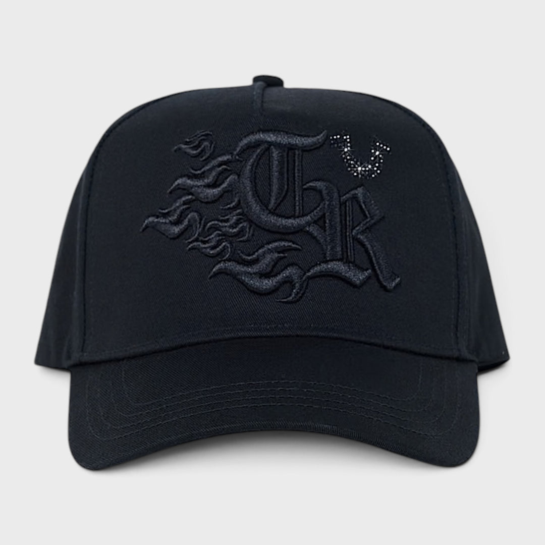 True Religion Flame TR HS Crystal hat jet black