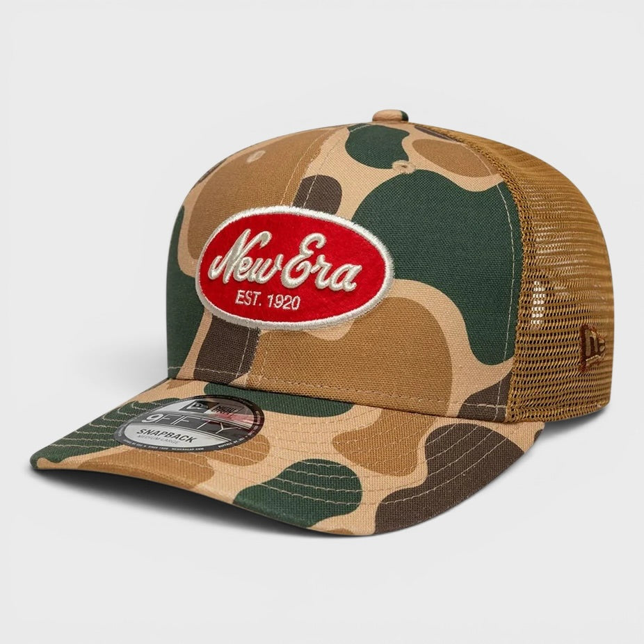 New Era 9Fifty Trucker duck camo beige - Shop-Tetuan