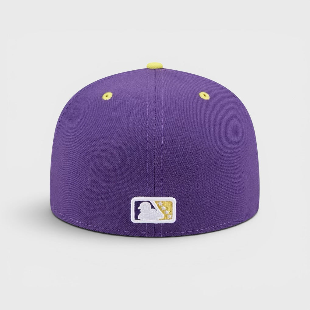 New Era Theme Night 59Fifty Hartford Yard Goats purple/neon yellow - Shop-Tetuan