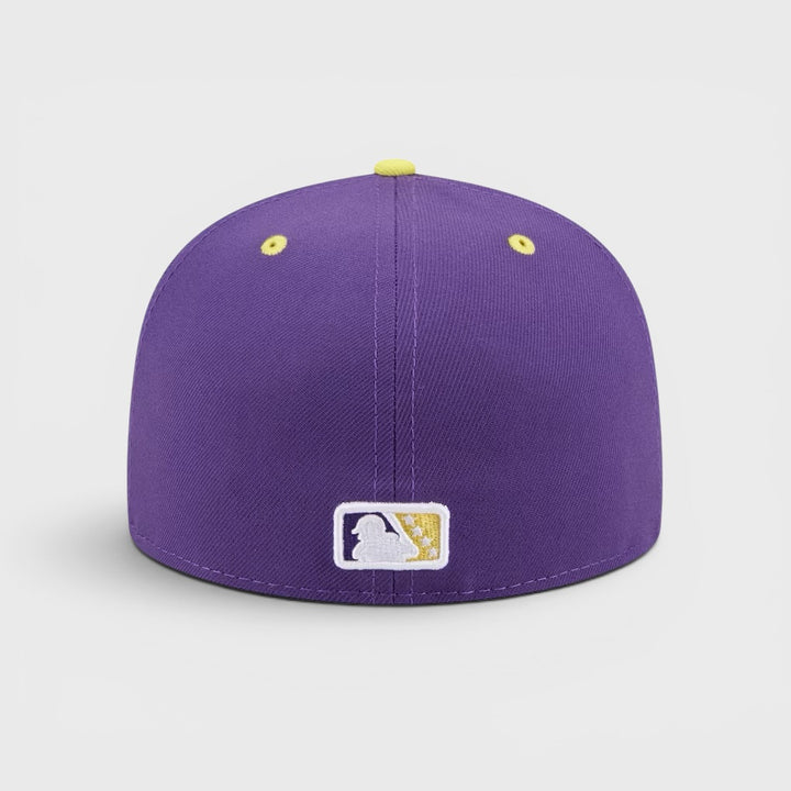 New Era Theme Night 59Fifty Hartford Yard Goats purple/neon yellow - Shop-Tetuan