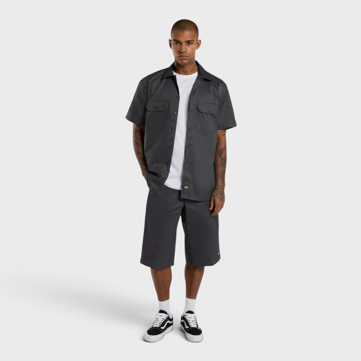 Dickies Short Sleeve Work Shirt charcoal grey