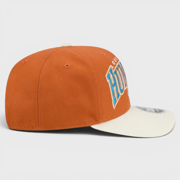 New Era Theme Night Wordmark 9Seventy Stretch-Snap Louisville Bats Humidity orange/off wht - Shop-Tetuan