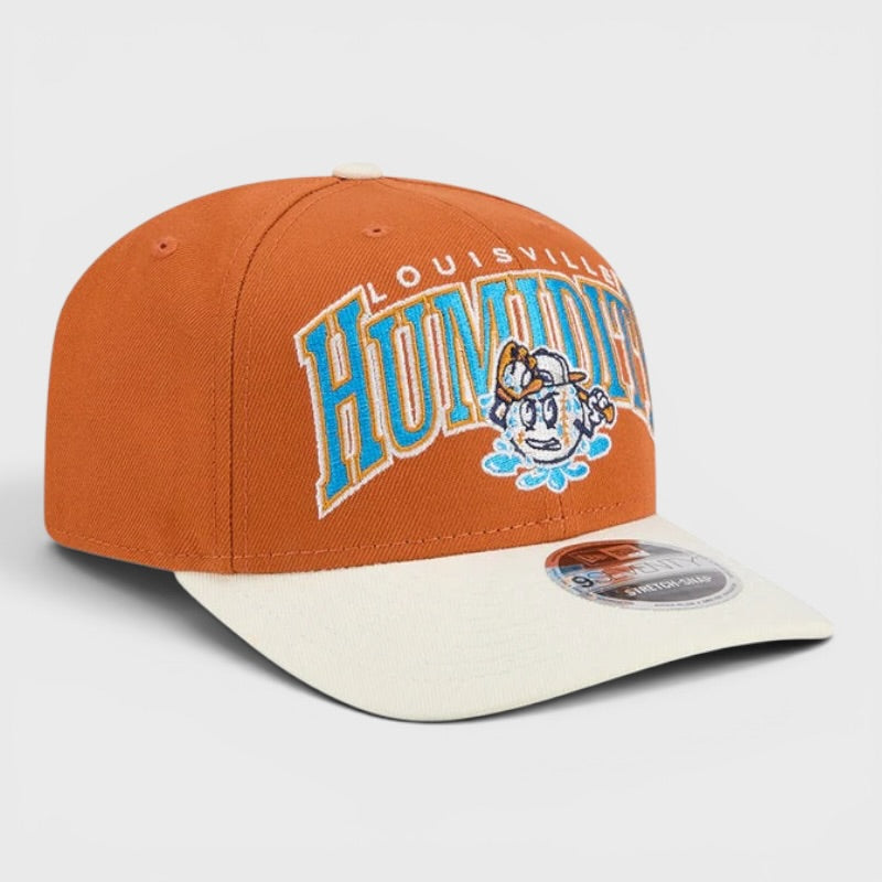 New Era Theme Night Wordmark 9Seventy Stretch-Snap Louisville Bats Humidity orange/off wht - Shop-Tetuan