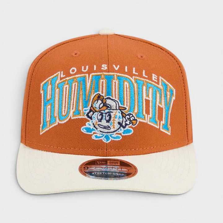 New Era Theme Night Wordmark 9Seventy Stretch-Snap Louisville Bats Humidity orange/off wht - Shop-Tetuan