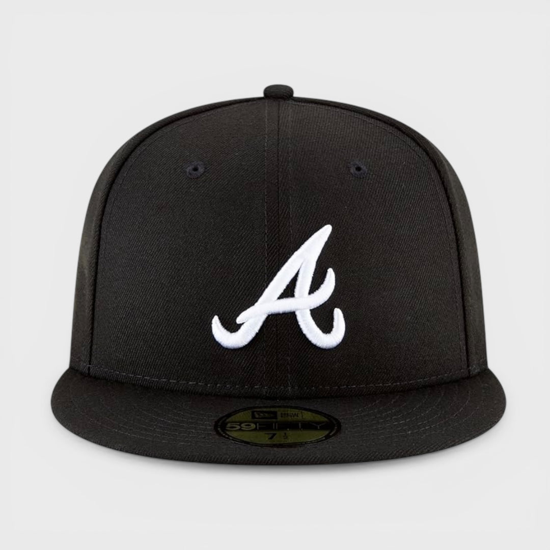 New Era MLB Butterfly 59Fifty A Braves black/white - Shop-Tetuan