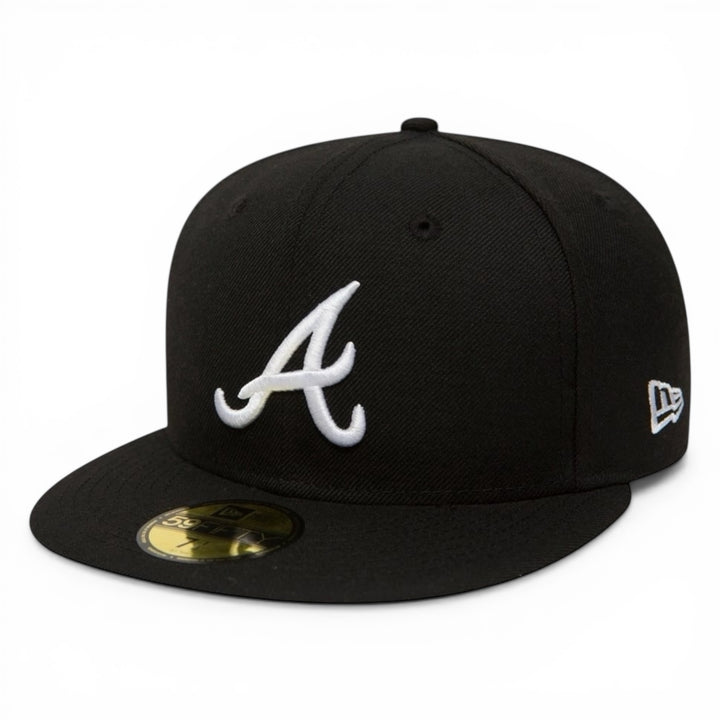 New Era MLB Butterfly 59Fifty A Braves black/white - Shop-Tetuan