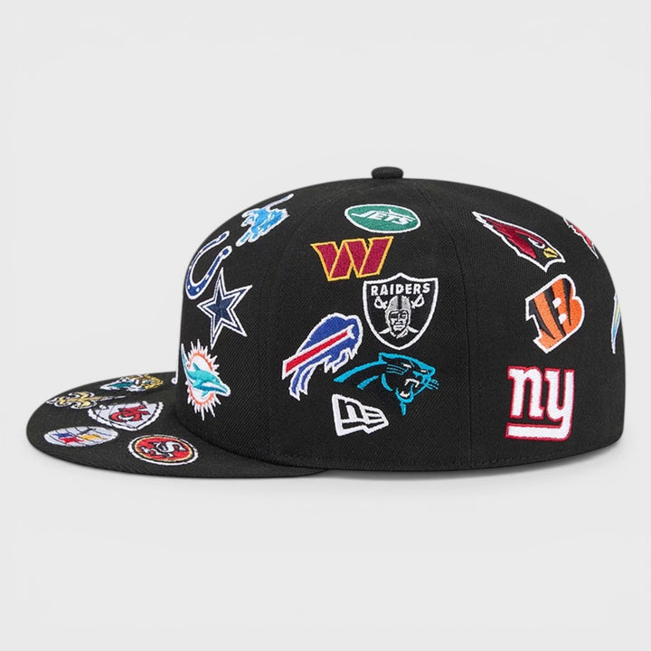 New Era NFL Allover 59Fifty black - Shop-Tetuan