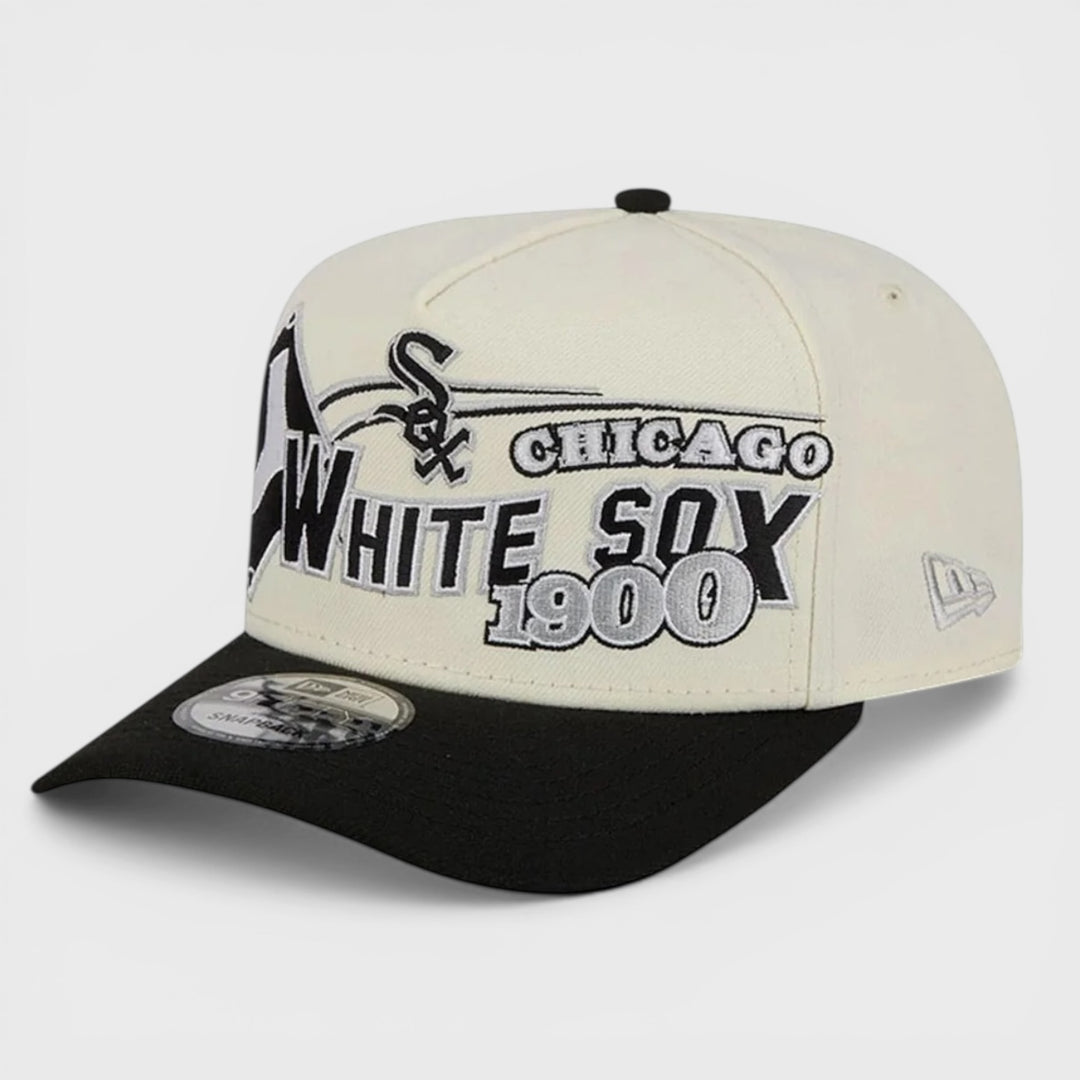 New Era MLB Classic 9Fifty A-Frame C White Sox off white/black - Shop-Tetuan