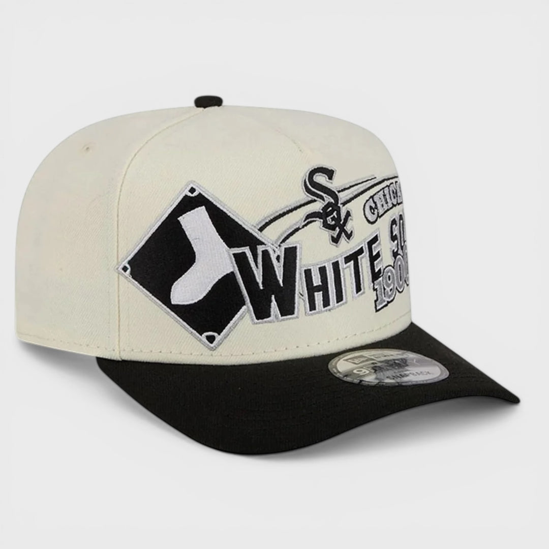 New Era MLB Classic 9Fifty A-Frame C White Sox off white/black - Shop-Tetuan