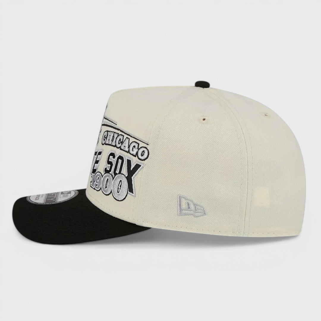 New Era MLB Classic 9Fifty A-Frame C White Sox off white/black - Shop-Tetuan