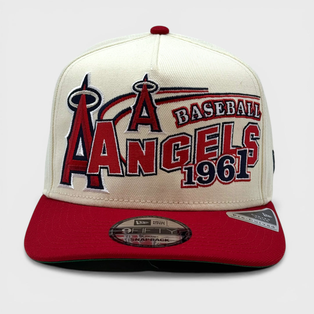 New Era MLB Classic 9Fifty A-Frame A Angels off white/red - Shop-Tetuan