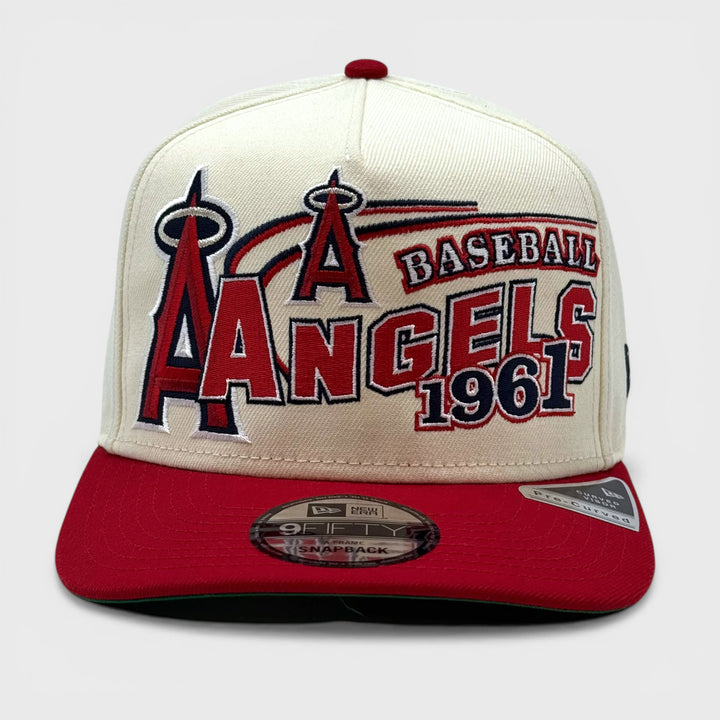 New Era MLB Classic 9Fifty A-Frame A Angels off white/red - Shop-Tetuan