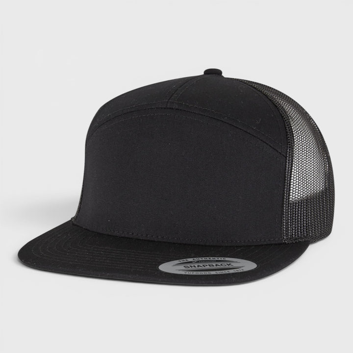 Yupoong 7 Panel Classic Trucker Cap black