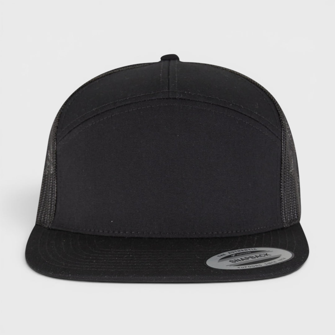 Yupoong 7 Panel Classic Trucker Cap black