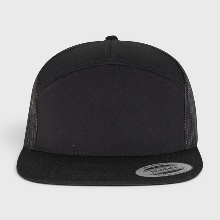 Yupoong 7 Panel Classic Trucker Cap black