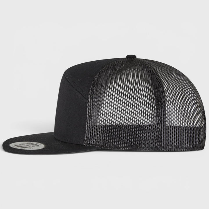 Yupoong 7 Panel Classic Trucker Cap black
