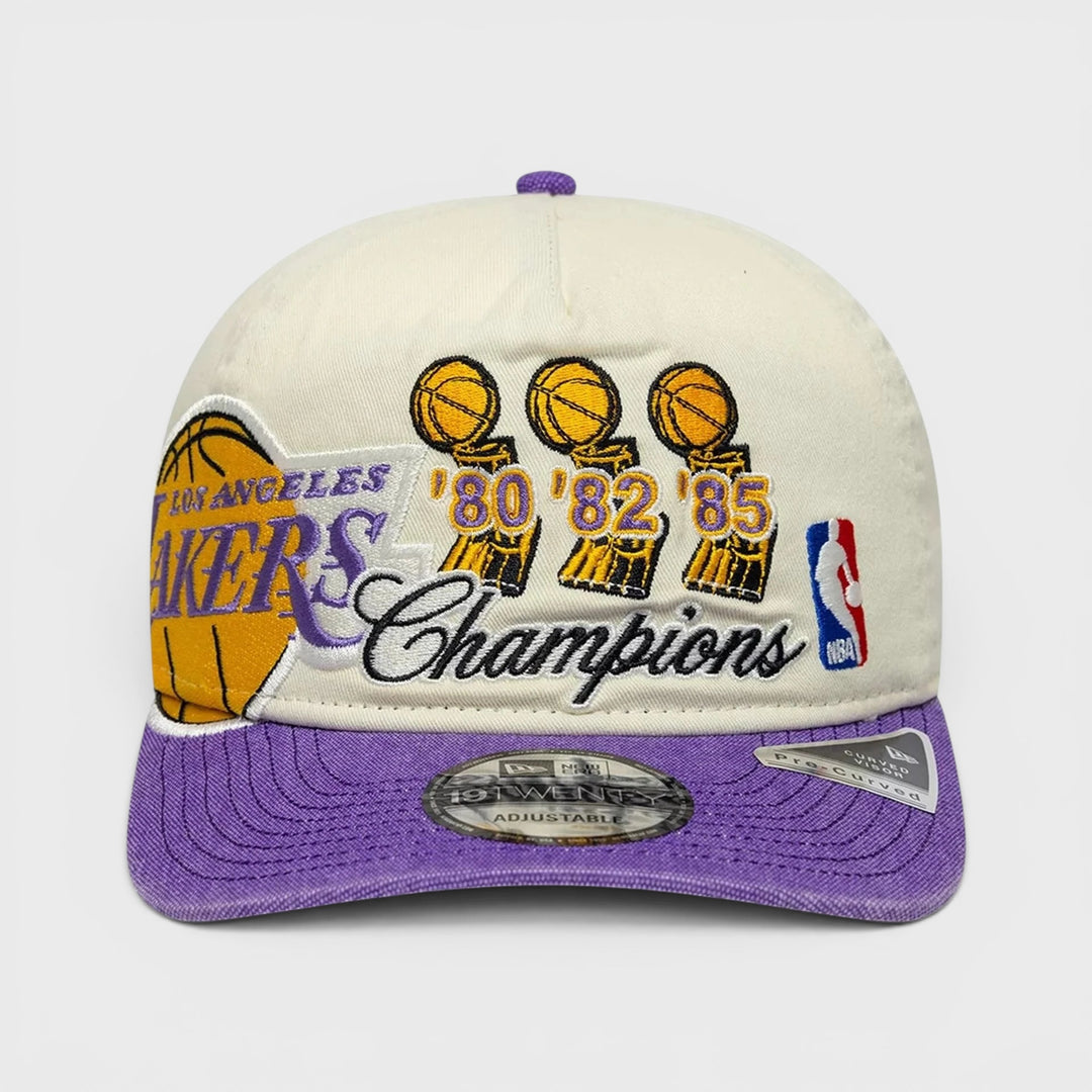 New Era NBA Hardwood Classic 19Twenty LA Lakers cream