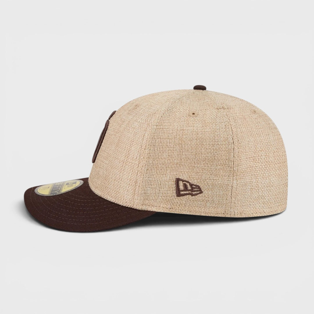 New Era Twine 59Fifty SD Padres tan brown
